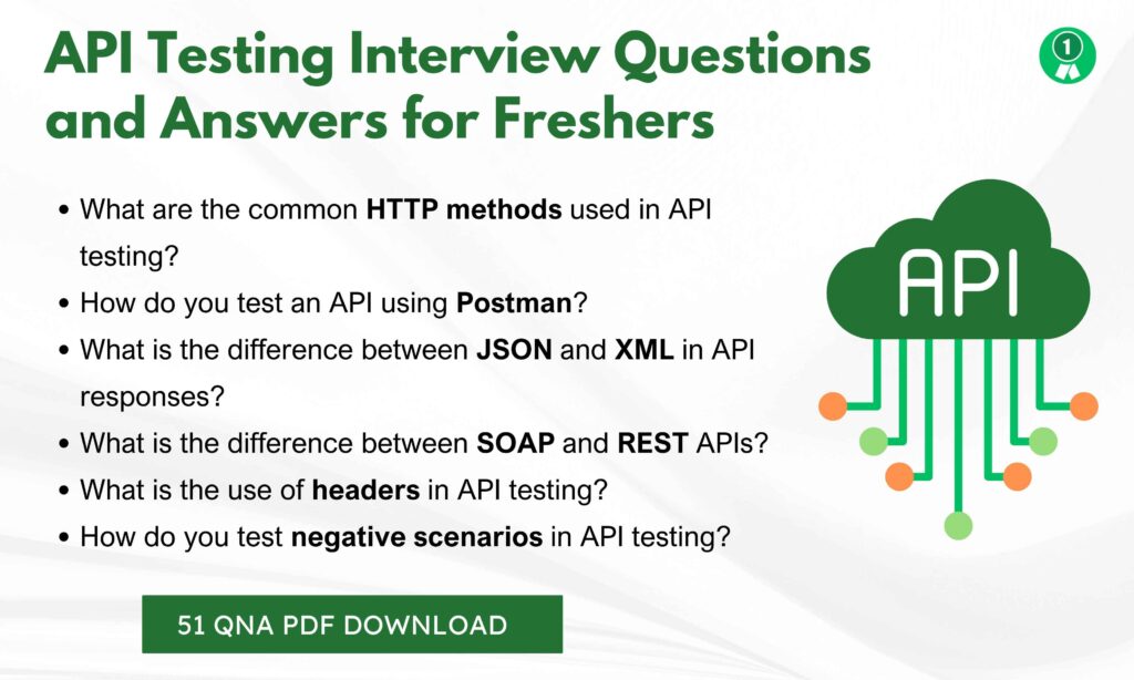 API Testing Interview Questions Freshers