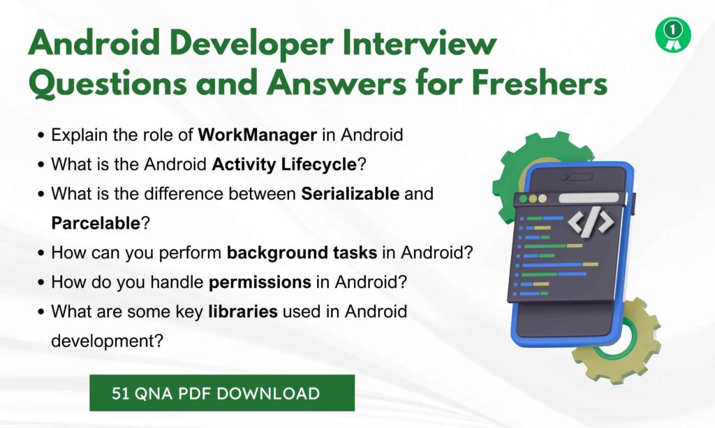 Android Developer Interview Questions Freshers