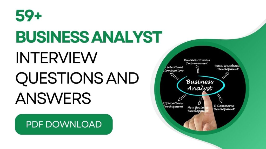 Business Analyst Interview Questions PDF