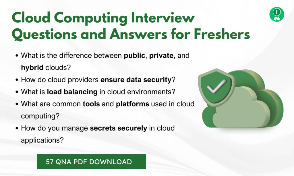Cloud Computing Interview Questions and Answers for Freshers PDF