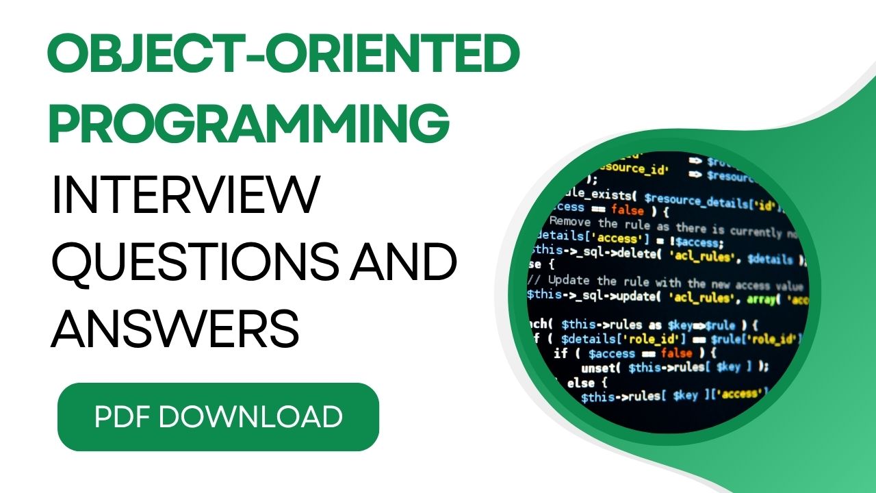 OOPs Interview Questions PDF