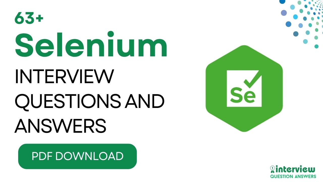 Selenium Interview Questions PDF