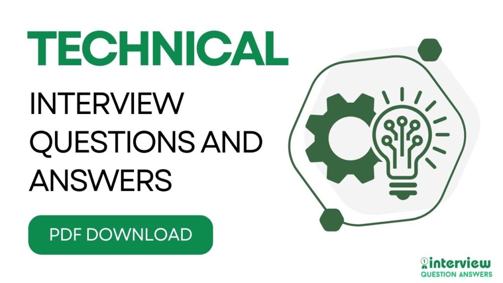 Technical Interview Questions PDF