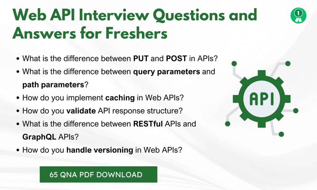 Web API Interview Questions Freshers