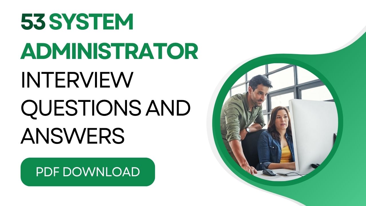 System Administrator Interview Questions PDF