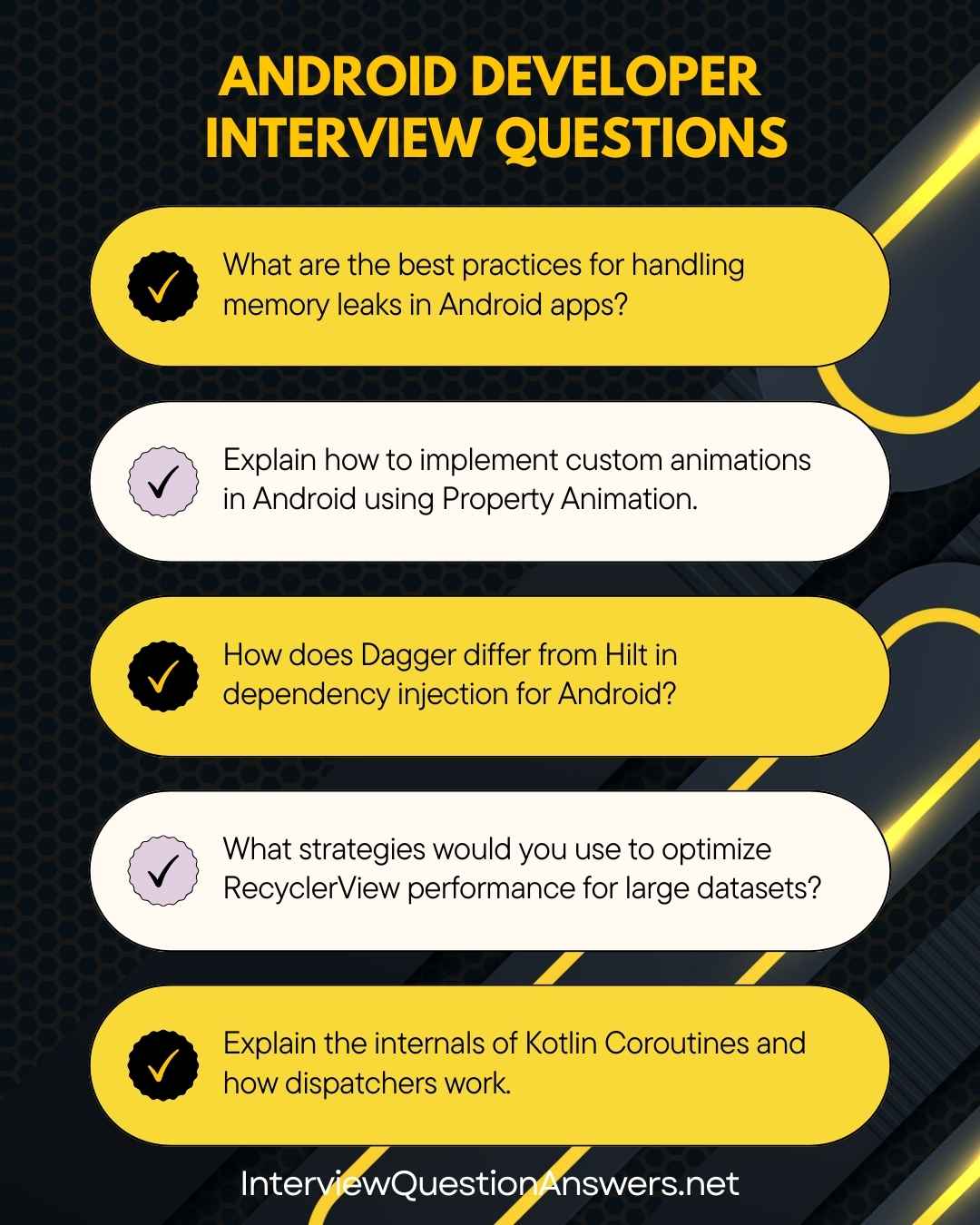 Android Developer Interview Questions