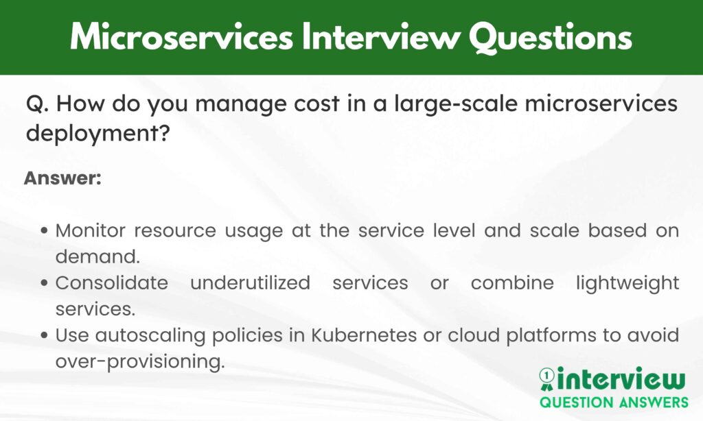 Microservices Interview Questions Answers