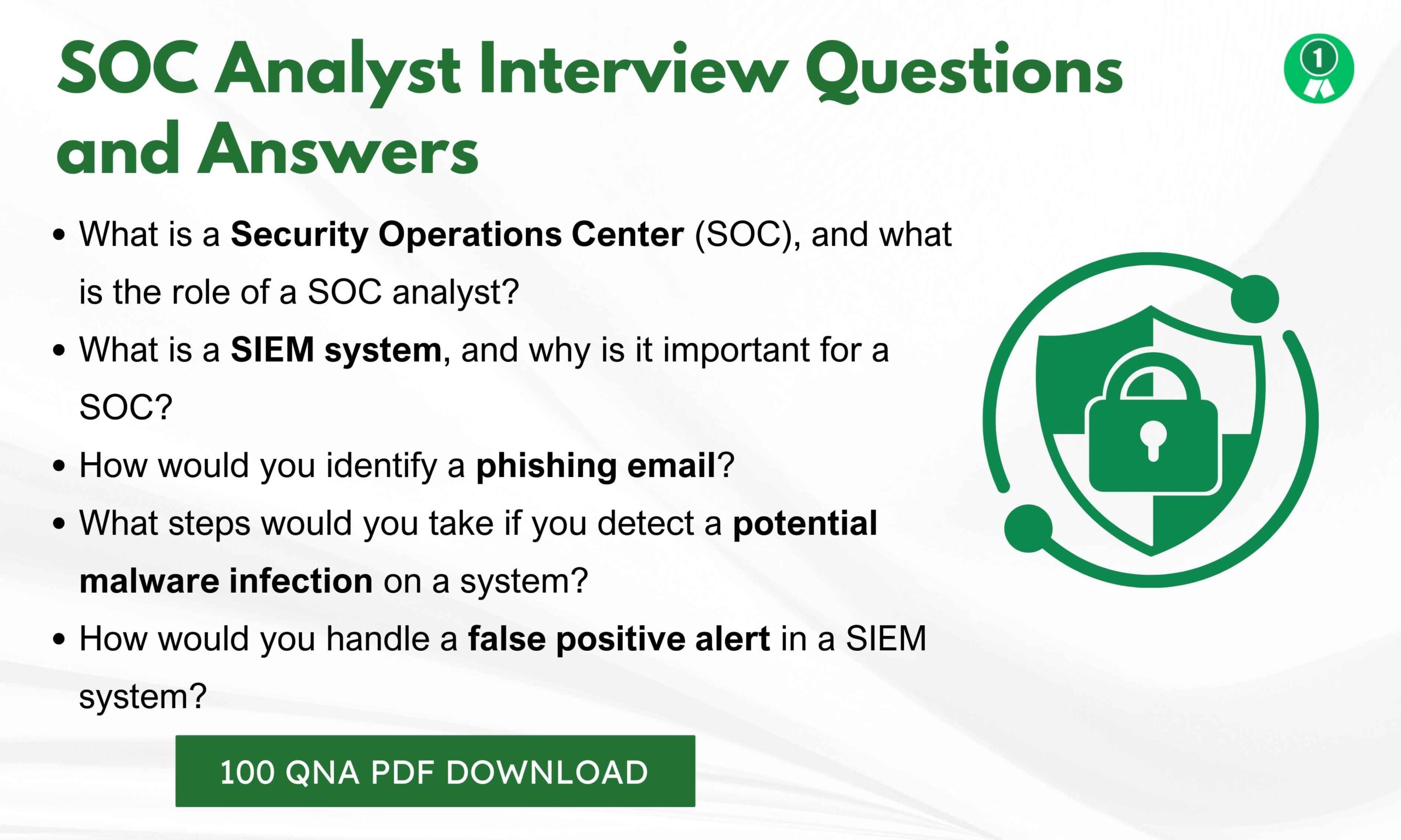 SOC Analyst Interview Questions and Answers