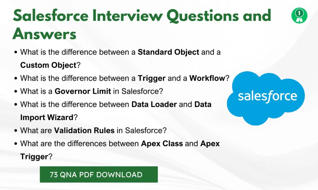 Salesforce Interview Questions Freshers