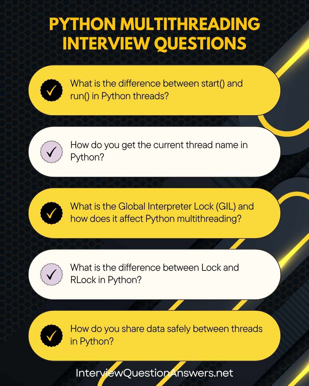 Python Multithreading Interview Questions