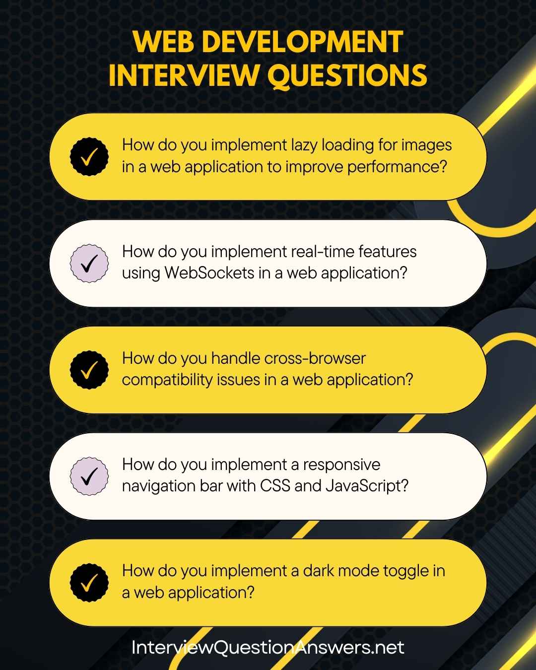 Web Development Interview Questions